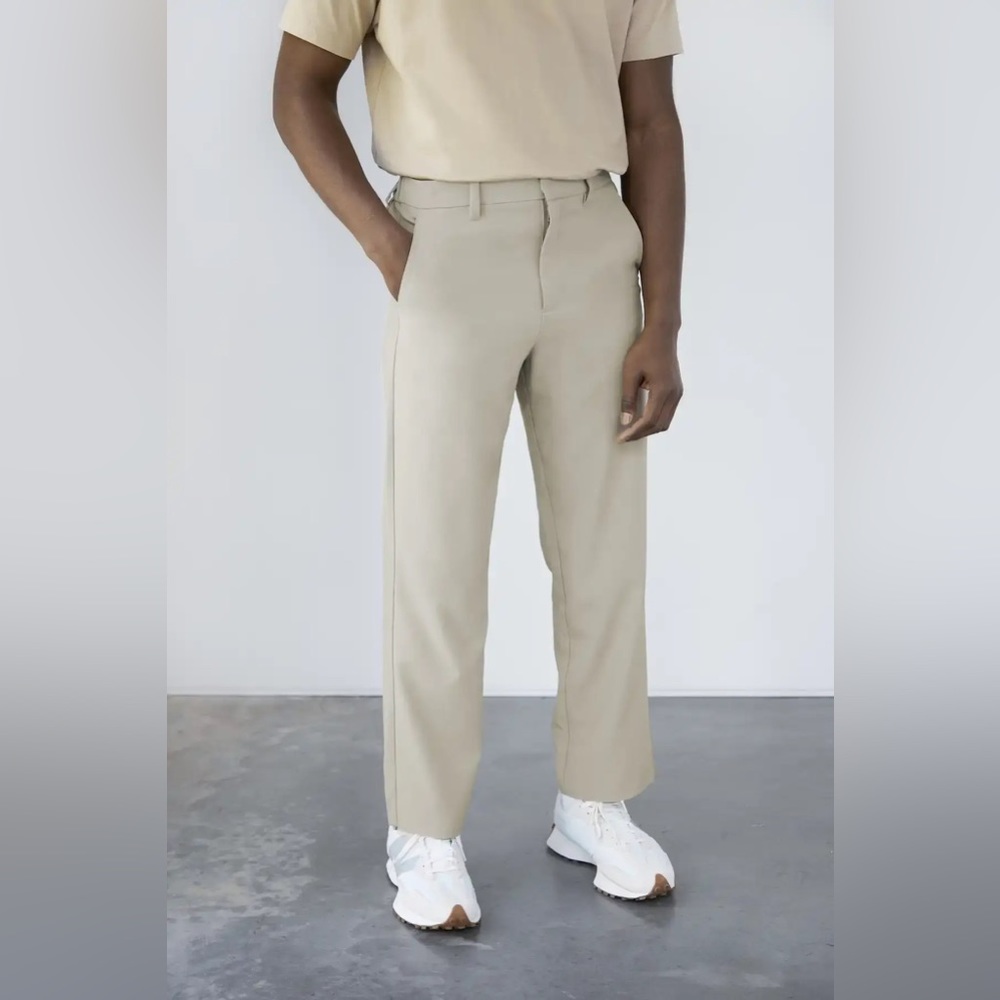 BLACK Oak + Fort Men’s Straight Leg Pants (Small)